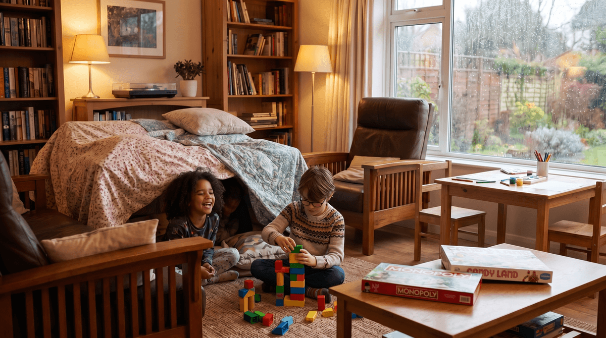 Rainy Day Activities for Kids by Age (No Craft Supplies Needed)