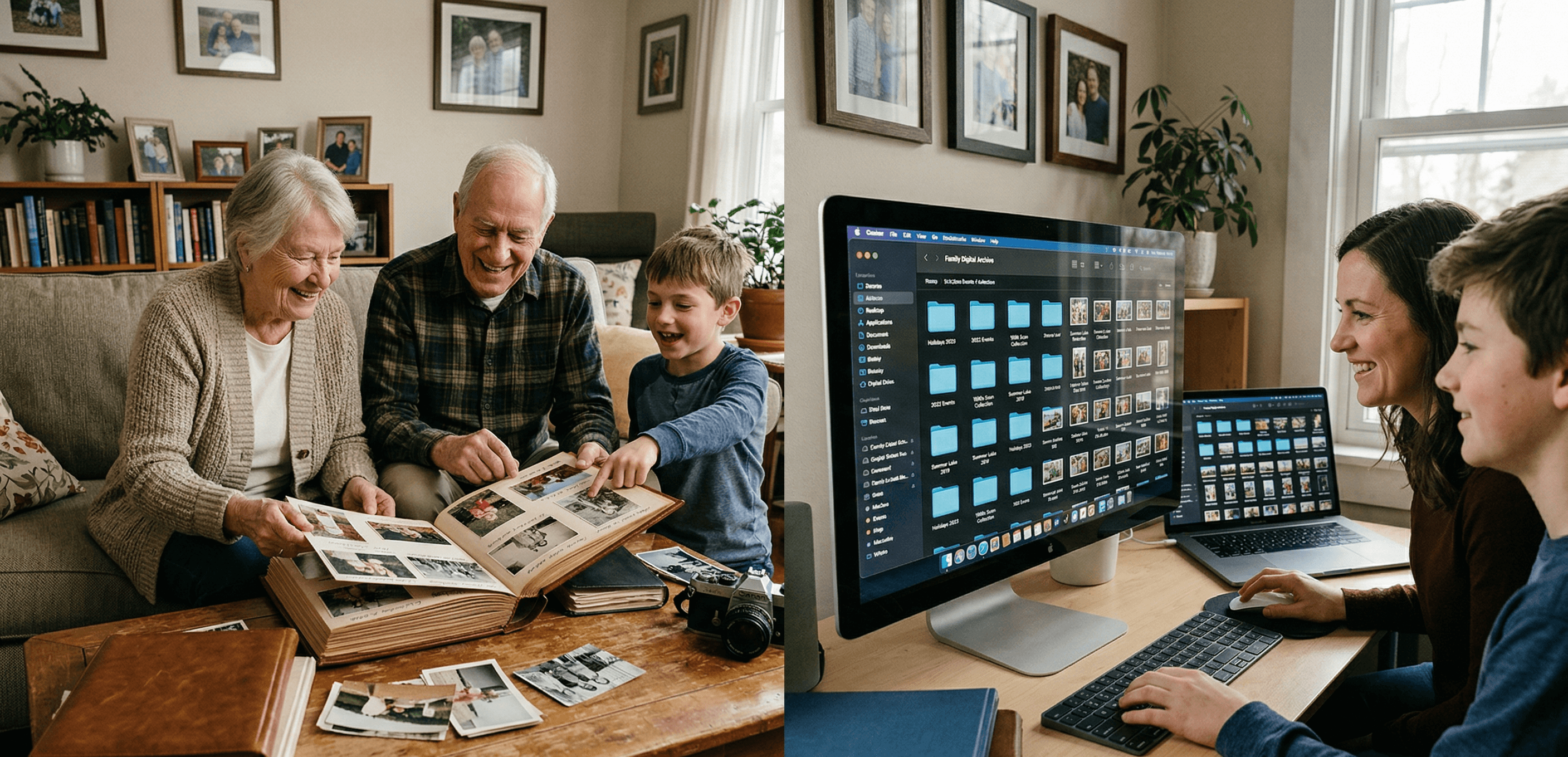 Digital Family Archive vs Photo Albums: Why the Shoebox Under Your Bed Isn't Enough Anymore